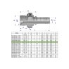 Zakucie hydrauliczne AGR DN10 3/8"-19 PREMIUM Waryński ( sprzedawane po 10 )