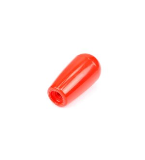 Gałka z gwintem czerwona M8 fi 26mm dł42mm
