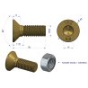 Śruba kpl. M12x35 - imbus 10 DIN7991 ( sprzedawane po 25 ) Waryński