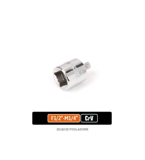 Redukcja F 1/2"-M 1/4", CR-V, Teger