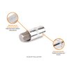Klucz nasadowy 1/2" z bitem HEX H10x55 mm, S2/CR-V, Teger