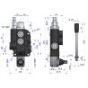 Rozdzielacz hydrauliczny 1-sekcyjny 80L VOIMA