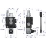 Rozdzielacz hydrauliczny 1-sekcyjny 40L VOIMA