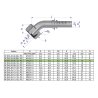 Zakucie hydrauliczne DKL45 DN06 10L M16x1.5 PREMIUM Waryński ( sprzedawane po 5 )