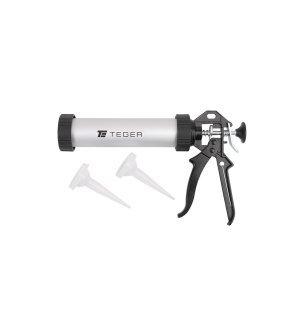 Wyciskacz do mas silikonowych  9"225 mm - tuba aluminiowa / TEGER