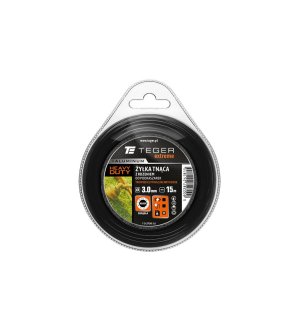 Żyłka tnąca do podkaszarek HEAVY DUTY (z rdzeniem) / Okrągła / 3.0 mm / 15 m Extreme / TEGER
