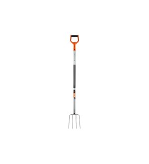 Widły gospodarcze 4-zębne na metalowym trzonku - Extra Long, (dł. 1580 mm) Extreme, Teger