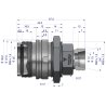 Zawór gniazdo ZSR (50490020) M22x1.5 skręcane VOIMA