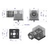 Wtyczka elektryczna (SP666) do zasilania cewek elektromagnetycznych 12V I 24V z diodą i uszczelką VOIMA