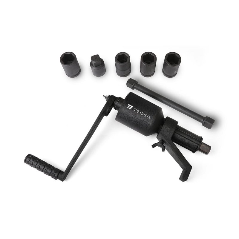 Klucz do kół z przekładnią planetarną Heavy Duty 1" (27/30/32/33mm) (8 el.), Teger