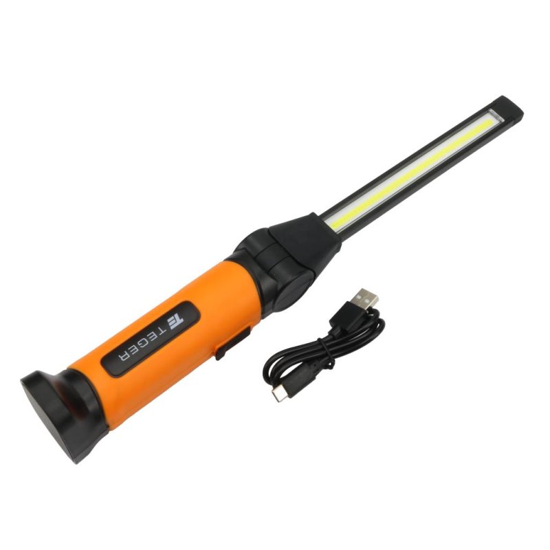 Lampa warsztatowa, LED COB łamana z przegubem 1120lm 4000 mAh, Teger