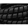Osłona spiralna HDPE ochronna na węże i przewody SGX-32 (Zakres: 26-33mm) czarna Waryński, (sprzedawane po 25)