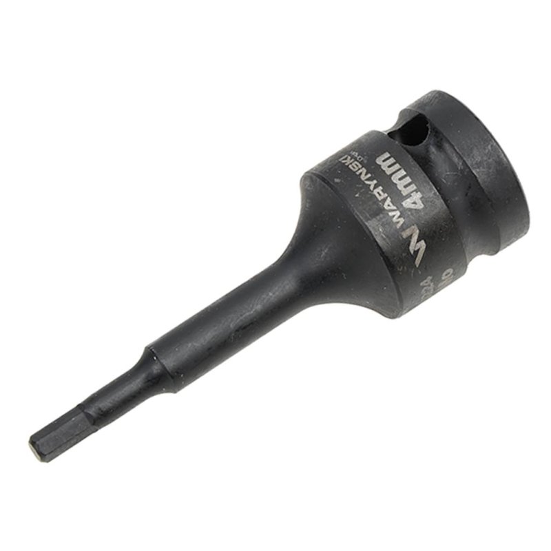 Nasadka udarowa 1/2", imbusowa 4mm hex H4 ze stali CrMo, Waryński