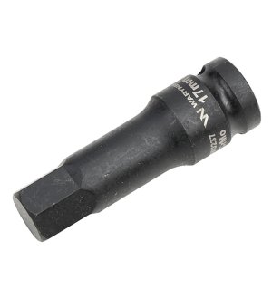 Nasadka udarowa 1/2", imbusowa 17mm hex H17 ze stali CrMo , Waryński