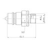 Szybkozłącze hydrauliczne wtyczka EURO M18x1.5 GZ (9100818W) VOIMA
