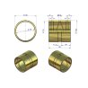TULEJA WAŁU UKŁADU HYDRAULICZNEGO URSUS 80400006 65680400006 C C-385