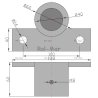 OBUDOWA ŁOŻYSKA FORTSCHRITT ROZRZUTNIK RM-0204024840 RM0204024840 T-088