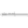 PALEC ŚLIMAKA Z UCHWYTEM JOHN DEERE AZ49886 RM-AZ49886 16X265MM 16*265MM