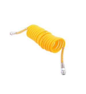 Przewód spiralny M-22x1.5 4.5m żółty POLMO