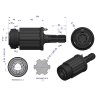 SPRZĘGŁO ZEWNĘTRZNE ZAPADKOWE WAŁU WARYŃSKI 1200NM 1 3/8 Z6 WR2515401