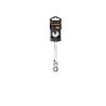 Klucz płasko-oczkowy z grzechotką, łamany, przegubowy, 12 mm, Teger
