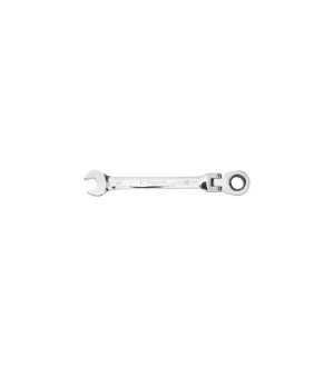 Klucz płasko-oczkowy z grzechotką, łamany, przegubowy, 13 mm, Teger