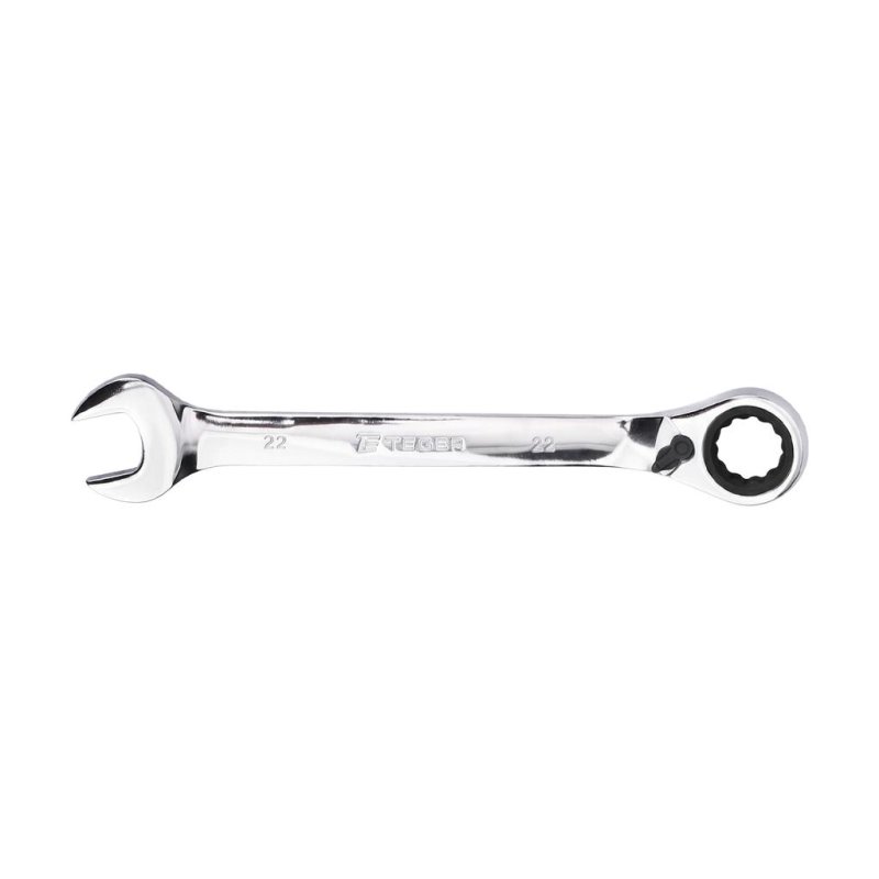 KLUCZ PŁASKO-OCZKOWY Z GRZECHOTKĄ ODGIĘTY 22MM TEGER T-W-KPOGO22 TWKPOGO22