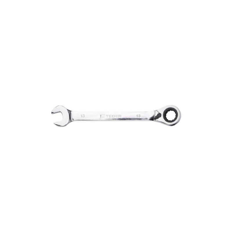 KLUCZ PŁASKO-OCZKOWY Z GRZECHOTKĄ ODGIĘTY 13MM TEGER T-W-KPOGO13 TWKPOGO13