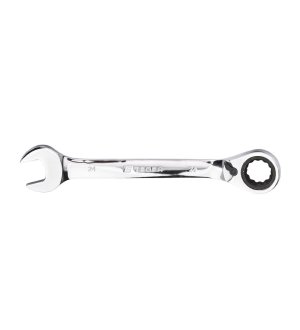 KLUCZ PŁASKO-OCZKOWY Z GRZECHOTKĄ ODGIĘTY 24MM TEGER T-W-KPOGO24 TWKPOGO24