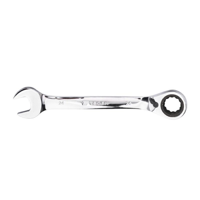 KLUCZ PŁASKO-OCZKOWY Z GRZECHOTKĄ ODGIĘTY 24MM TEGER T-W-KPOGO24 TWKPOGO24