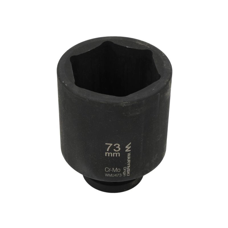 Nasadka udarowa, sześciokątna 1" bardzo długa 73mm CrMo d.125mm, Waryński
