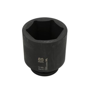 Nasadka udarowa, sześciokątna 1" bardzo długa 85mm CrMo d.135mm, Waryński