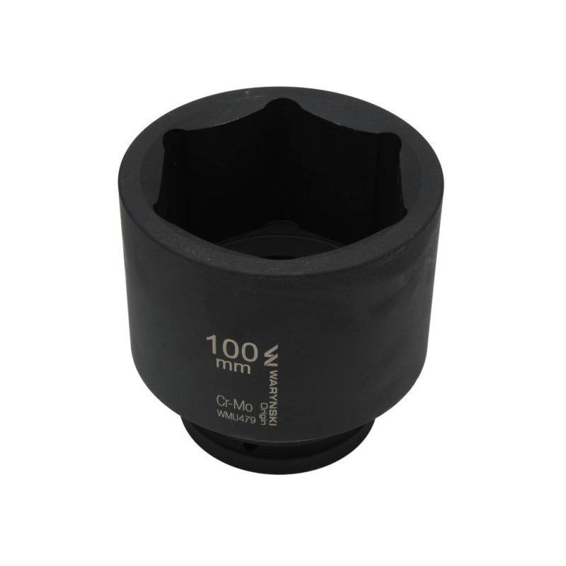 Nasadka udarowa, Sześciokątna 1" bardzo długa 100mm CrMo d.135mm, Waryński