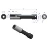 Nasadka udarowa, 1/2 ze stali CrMo 19mm długa 150mm z osłoną z tworzywa do felg aluminiowych