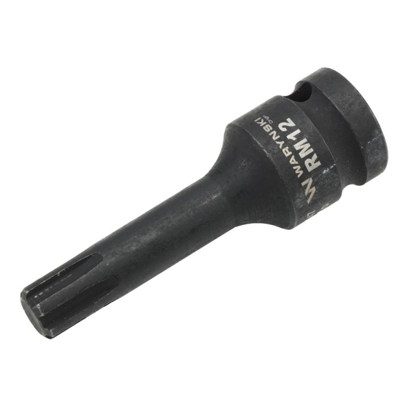 Nasadka udarowa, 1/2" ribe RM12 ze stali CrMo, Waryński