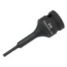 Nasadka udarowa 1/2", bit spline M4 ze stali CrMo, Waryński