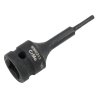 Nasadka udarowa 1/2", bit spline M4 ze stali CrMo, Waryński
