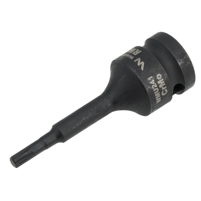 Nasadka udarowa 1/2", bit spline M5 ze stali CrMo, Waryński