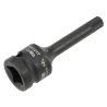 Nasadka udarowa 1/2", bit spline M9 ze stali CrMo, Waryński