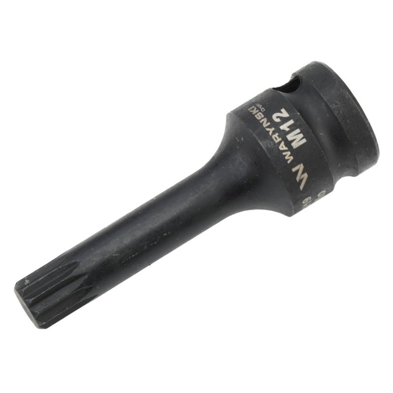 NASADKA UDAROWA BIT SPLINE ZE STALI CRMO WARYŃSKI WMU219 1/2 M12 50-52HRC