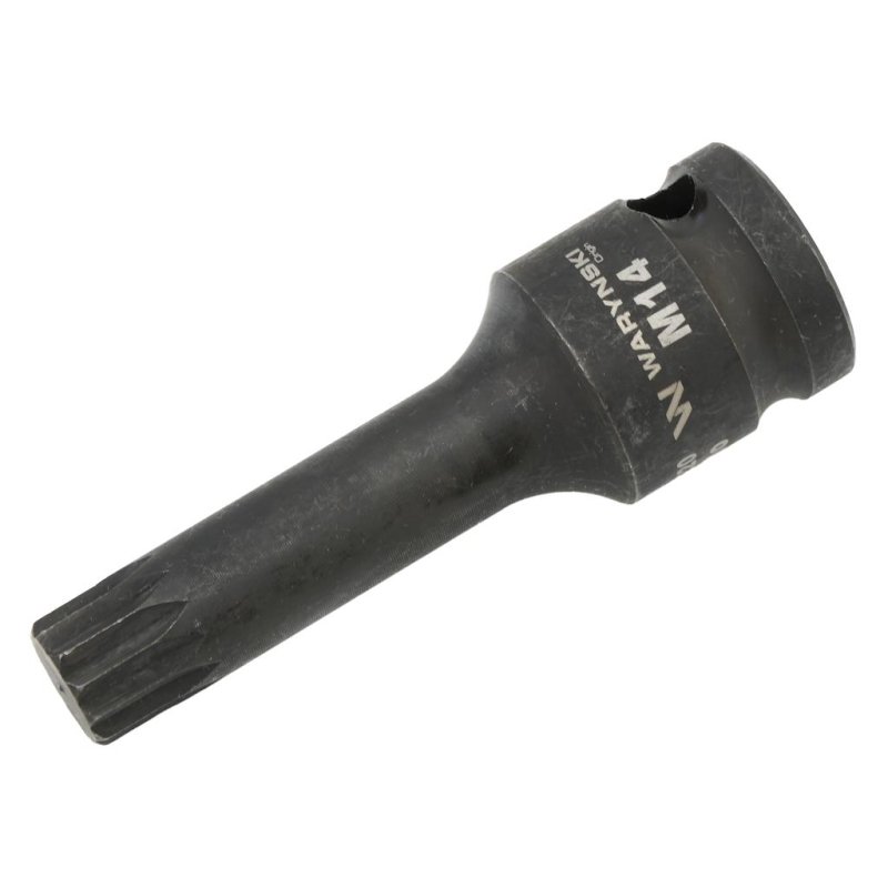 NASADKA UDAROWA BIT SPLINE ZE STALI CRMO WARYŃSKI WMU220 1/2 M14 50-52HRC