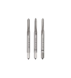 Komplet gwintowników ręcznych PROFESSIONAL, M3x0,50 (3 szt), (zdzierający, pośredni, wykańczający), stal M2, Teger