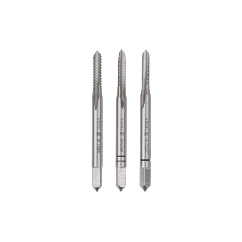 Komplet gwintowników ręcznych PROFESSIONAL, M3x0,50 (3 szt), (zdzierający, pośredni, wykańczający), stal M2, Teger
