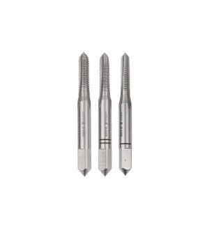 Komplet gwintowników ręcznych PROFESSIONAL, M5x0,80 (3 szt), (zdzierający, pośredni, wykańczający), stal M2, Teger