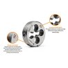 NARZYNKA RĘCZNA PROFESSIONAL STAL TEGER T-W-NR005 TWNR005 M8X1,25 M2
