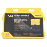 Zestaw bitów, 75mm spline ze stali S2 pokrycie antykorozyjne z adapterem 1/2" 11 el., Waryński