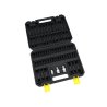 Zestaw bitów, 75mm torx hex spline ribe ze stali S2 pokrycie antykorozyjne z adapterami 75 el., Waryński