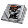 PLANDEKA MOCNA SREBRNA GRAMATURA TEGER 110G/M2 110GM2 4X5M T-PL4X5-MS