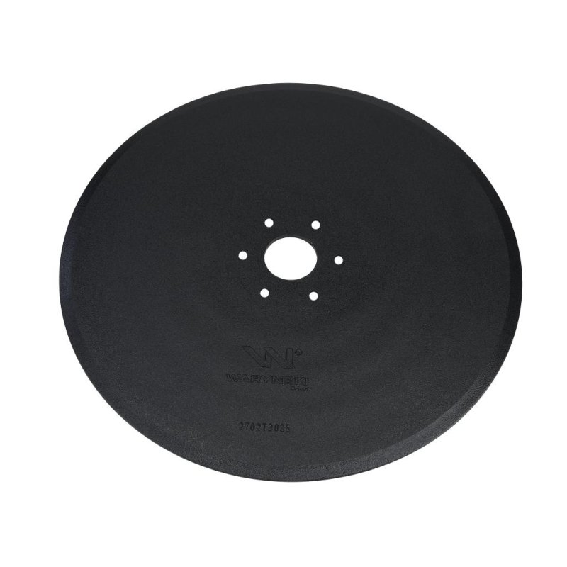 Krój talerzowy prosty 350mm, mocowanie 6 / 73mm grubość 4mm, zastosowanie Horsch 00310914, Waryński