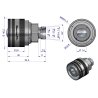ZAWÓR WTYCZKA SKRĘCANE WARYŃSKI BIZON ZSR6160102 M18X1,5 WRSM18WT